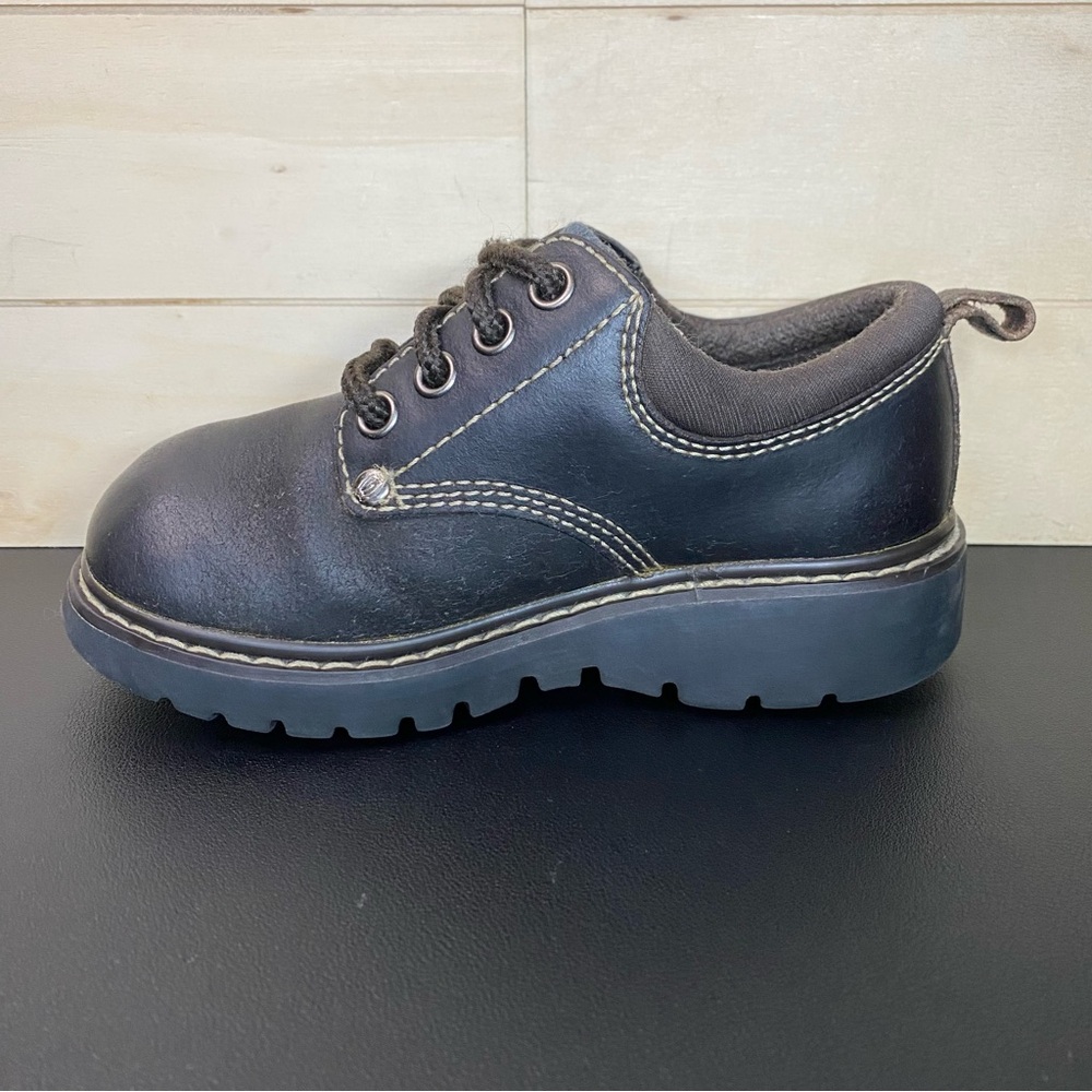 Skechers Y2K Sneakers Vintage Brown Leather Kid's Youth Size 11.5 Shoes 8174L - Picture 2 of 11
